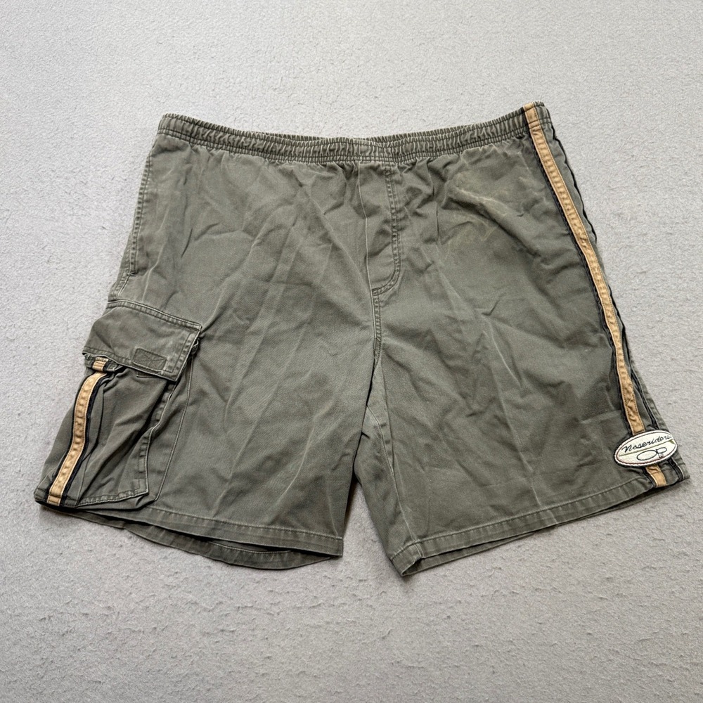 Vintage Ocean Pacific OP Cargo Shorts Men's Medium Green Relaxed Hiking Outdoor